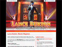 Tablet Screenshot of lanceburton.com